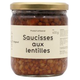 SAUCISSES AUX LENTILLES...